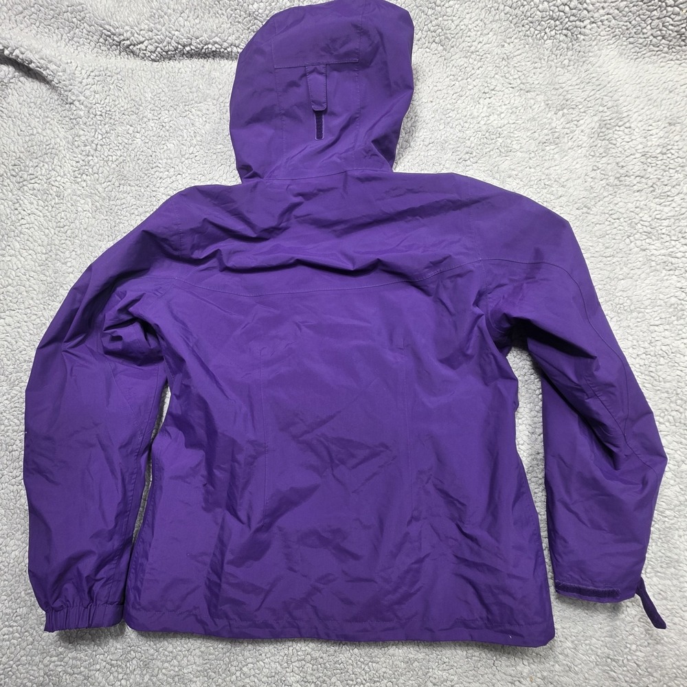 Women Marmot Lightweight Windbreaker Full‎ Zip Jacket Eize Large Purple Coat - Picture 9 of 11
